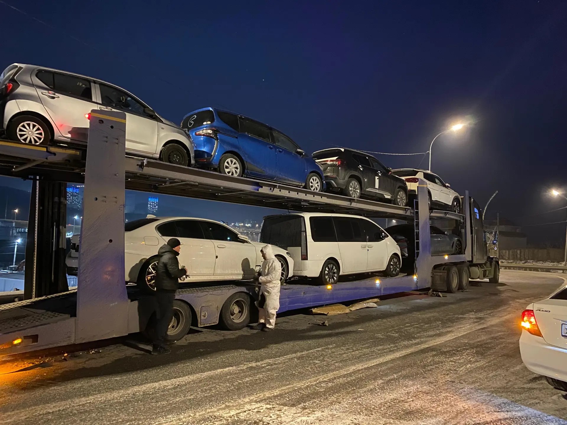 Загрузка автомобилей